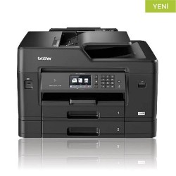 BROTHER A3/A4 Renkli MFC-J3930DW Inkjet Yazıcı Tarayıcı Fotokopi Fax 35/27sayfa Dublex USB 2.0,Kablosuz